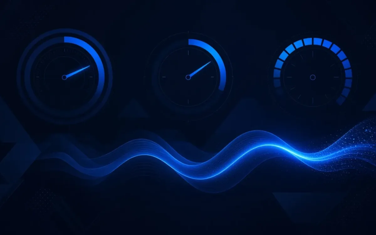 Показатели скорости сайта LCP, INP и CLS на графике
